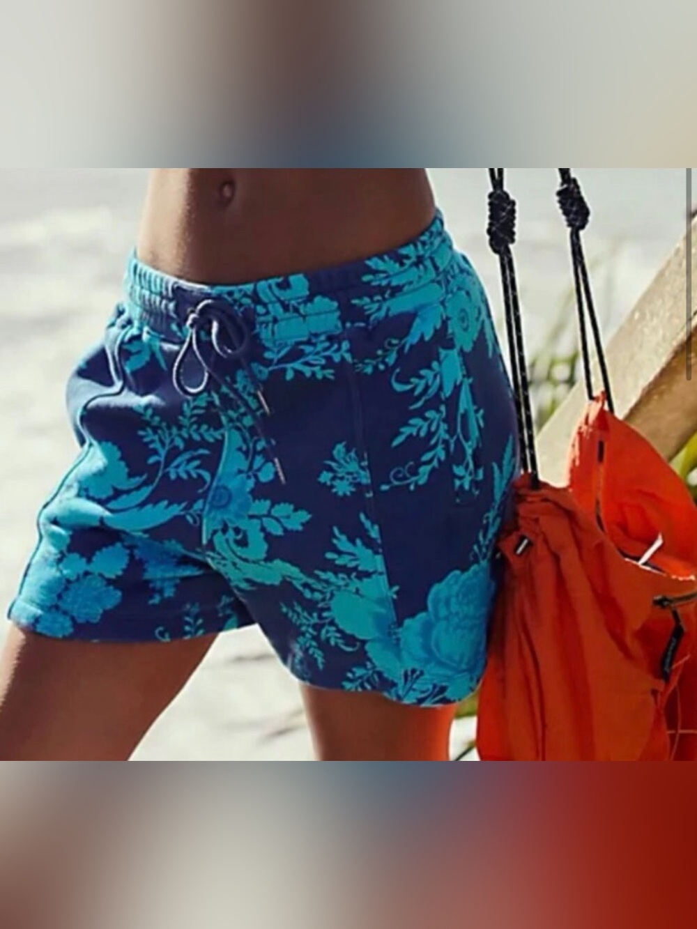 FP Movement by Free People Sprint to the finish Fleece Pattern Shorts